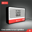 SATISPAY LightBox rettangolare - CAMPIONE NON IN VENDITA
