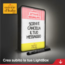 SLOW FOOD Osterie Lavagnetta luminosa - CAMPIONE NON IN VENDITA
