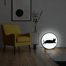 Lampada silhouette gatto 10