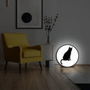 Lampada silhouette gatto 1