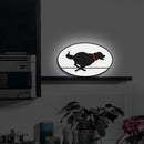 Lampada silhouette cane 1