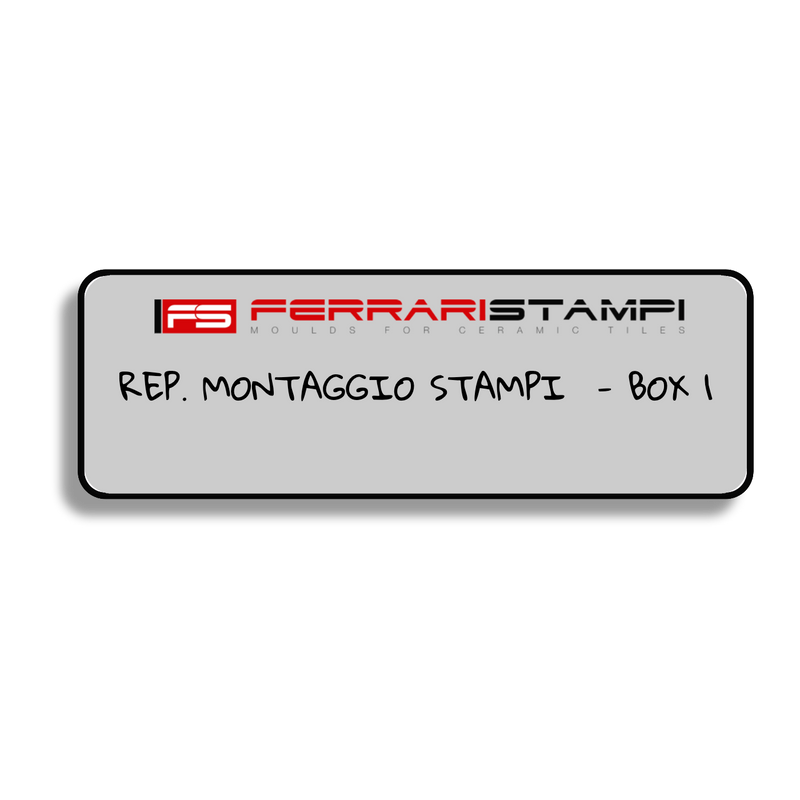 LAMPADA Personalizzabile - Rettangolo (RE1)