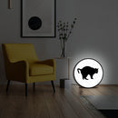 Lampada silhouette gatto 2