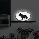 Lampada silhouette cane 4