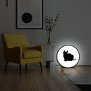 Lampada silhouette gatto 7