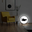 Lampada silhouette gatto 8