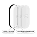 METALAMPS - Lampada con 3 grafiche interattive e intercambiabili