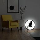 Lampada silhouette gatto 9