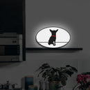 Lampada silhouette cane 9