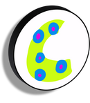 Lettere luminose Illustrate circolari