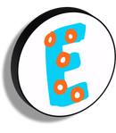 Lettere luminose Illustrate circolari