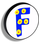 Lettere luminose Illustrate circolari