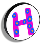 Lettere luminose Illustrate circolari