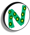 Lettere luminose Illustrate circolari