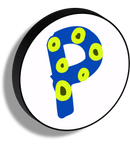 Lettere luminose Illustrate circolari