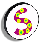 Lettere luminose Illustrate circolari