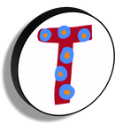 Lettere luminose Illustrate circolari