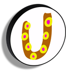 Lettere luminose Illustrate circolari