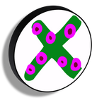 Lettere luminose Illustrate circolari