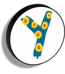 Lettere luminose Illustrate circolari