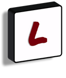 Lettere luminose grafica Marker quadrate