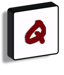 Lettere luminose grafica Marker quadrate