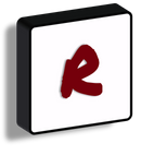 Lettere luminose grafica Marker quadrate
