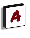 Lettere luminose grafica Marker quadrate