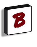 Lettere luminose grafica Marker quadrate