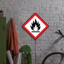 Segnale luminoso pericolo - Infiammabile