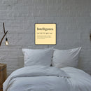 Lampada con definizione di Intelligenza