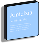 Lampada con definizione di Amicizia