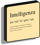 Lampada con definizione di Intelligenza
