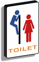 Segnale luminoso - Bagno donne
