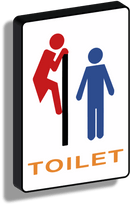 Segnale luminoso - Bagno uomini