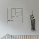 Lampada quadrata gattino con nome personalizzato