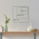 Lettere luminose grafica Marker quadrate