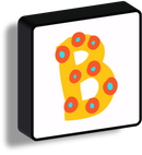 Lettere Luminose Illustrate quadrate