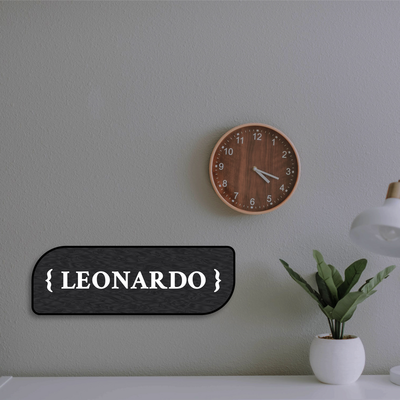 Lampada con i nomi_Leonardo