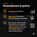 Grafica Removibile Rettangolare - Indicazioni Personalizzabili 2.0