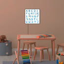 Lampada Alfabeto fiorito