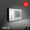 Insegna Luminosa Prodotto Nobili personalizzabile - CAMPIONE NON IN VENDITA