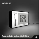 Insegna Luminosa Prodotto Nobili personalizzabile - CAMPIONE NON IN VENDITA