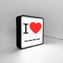 Lampada - I Love ...  (Personalizzabile)