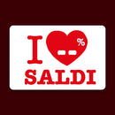 Grafica Removibile Rettangolare - I Love Saldi