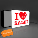 Grafica Removibile Rettangolare - I Love Saldi
