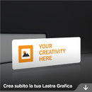 Lastra Grafica Rettangolare Wide Landoframe - Grafica personalizzabile e intercambiabile