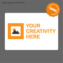 Lastra Grafica Rettangolare Landoframe - Grafica personalizzabile e intercambiabile