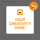 Lastra Grafica Quadrata Landoframe - Grafica personalizzabile e intercambiabile