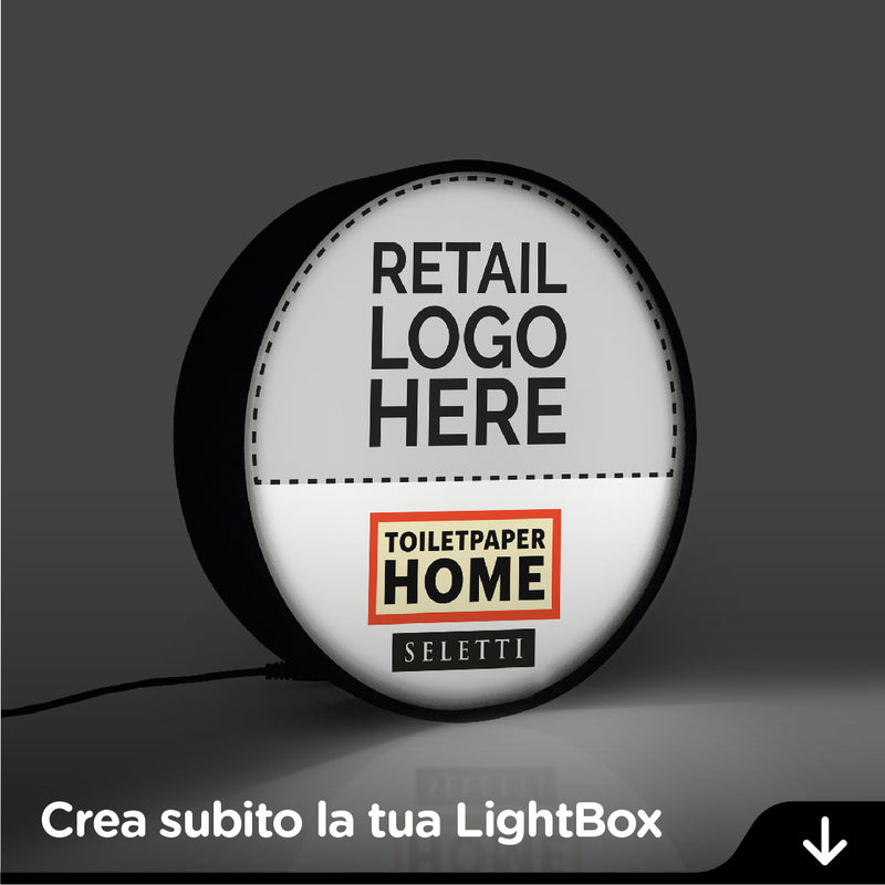 Seletti Retail LightBox - Cerchio